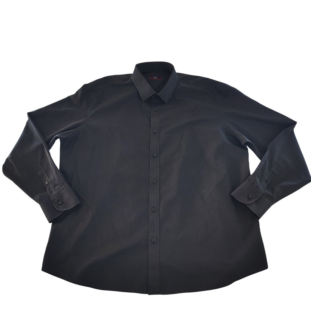 UNTUCKit‎ Black Stone WF Button Down Shirt Mens XXXL Black 100% Cotton 31360 - Picture 2 of 14